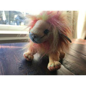 Beanie Babies Baby. "Bushy" Orange Lion w/ Tag